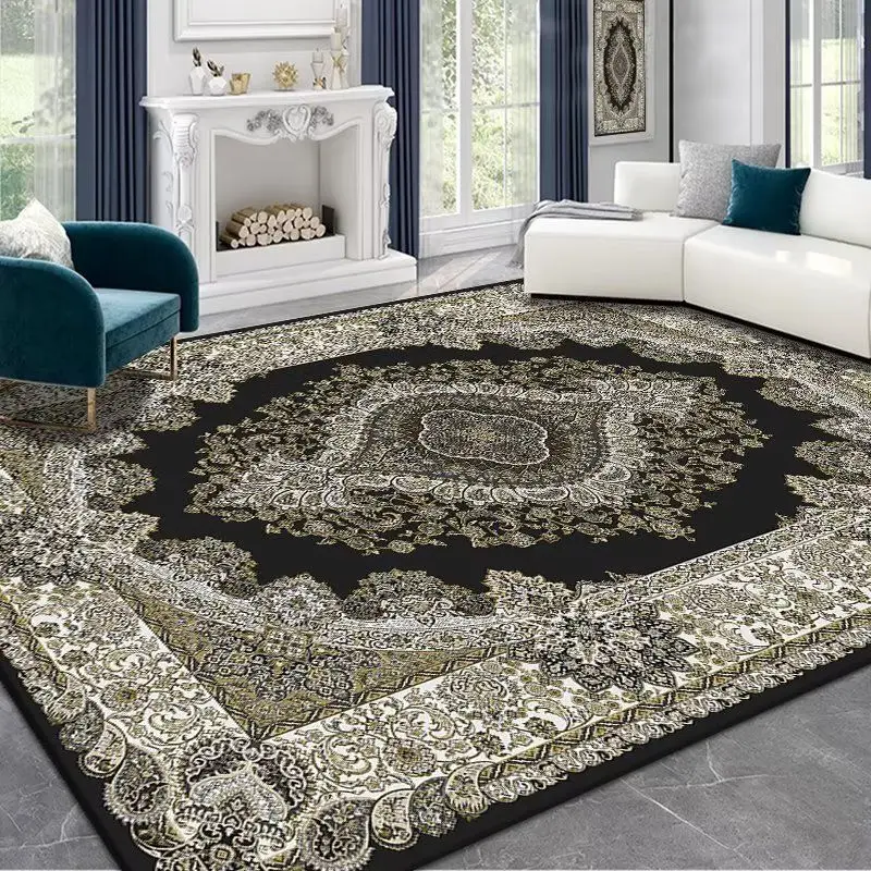 Ethnic Retro Style Carpet for Living Room 200x300 Large Room Rugs for Bedroom Washable Home Decoration Soft Floor Mats Anti-slip