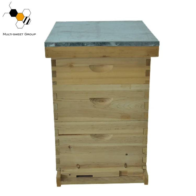 Multi-sweet 10 Frame Three Layers Langstroth Beehive, Cost-effective Bee Hive