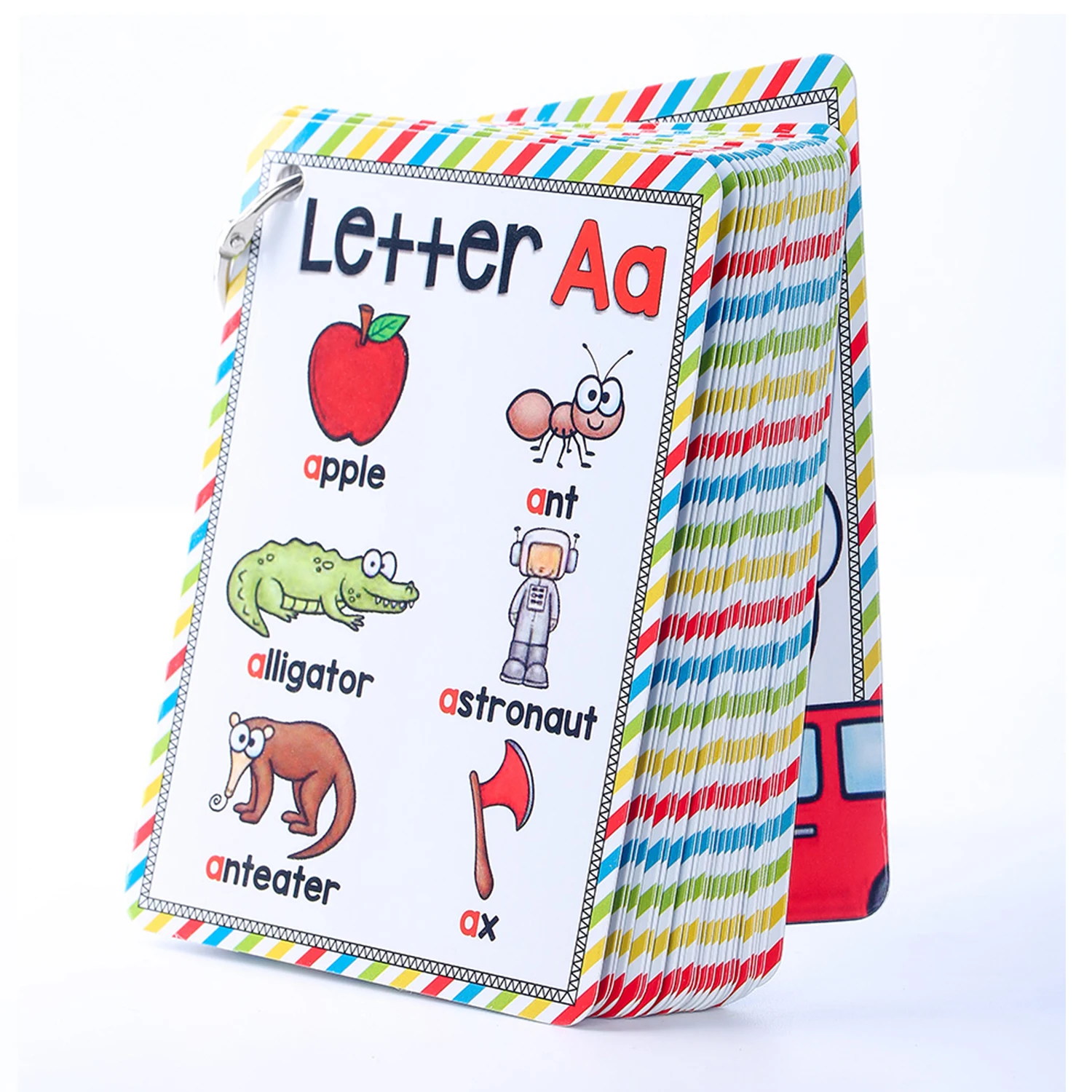 26 buchstaben Alphabet Englisch Phonics Tasche Karten Baby Montessori Lernen Englisch Wort Karte Karteikarten Pädagogisches Spielzeug Für kinder