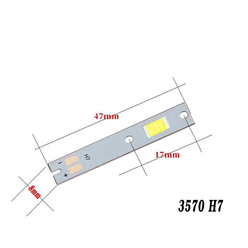 2 adet CSP araba LED farlar C6 H7 30W 3570 LED SMD seramik lamba yuvası yüksek parlak H4 yakın ve uzak entegre bakır plaka