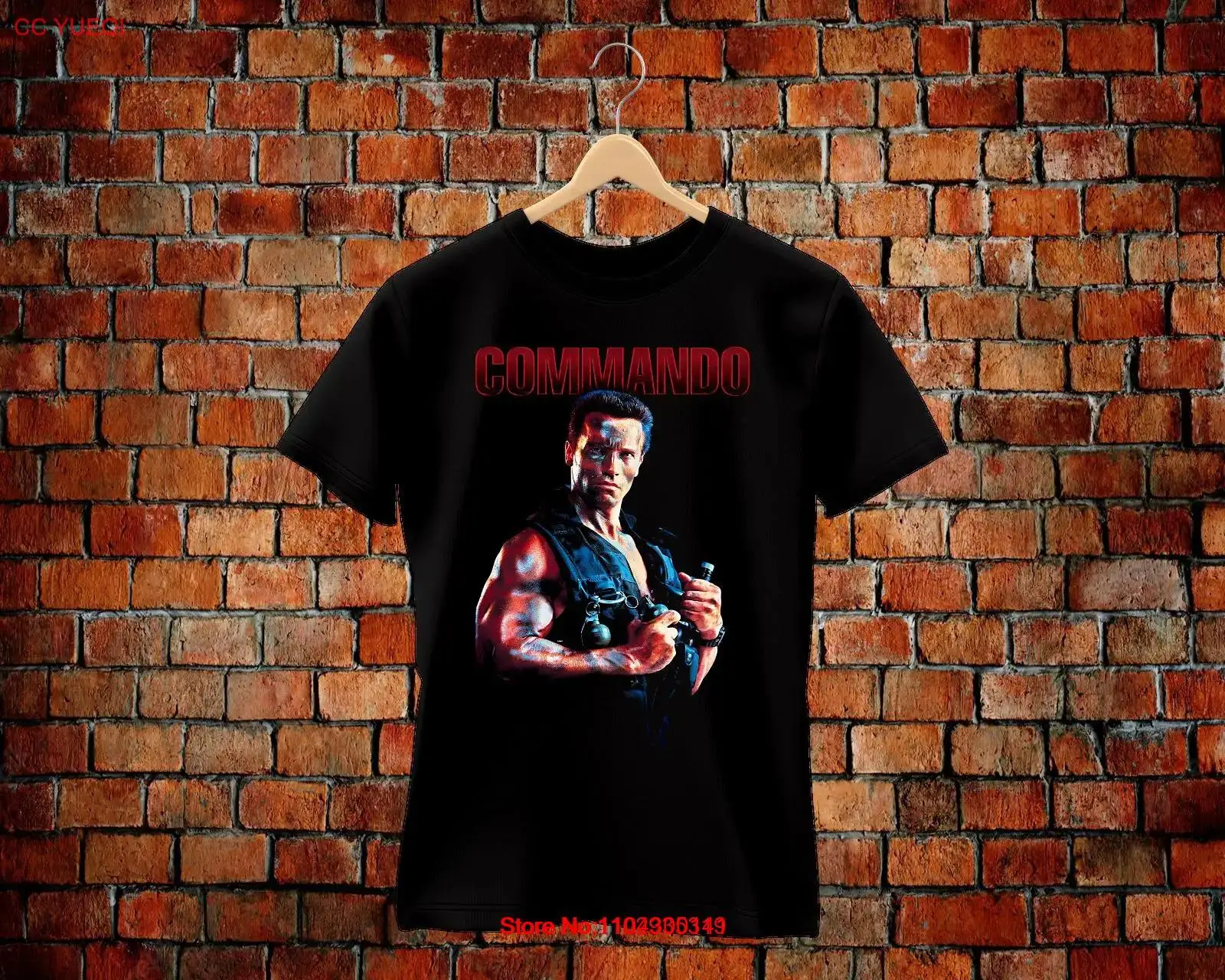 Commando 80's Action Arnold Blackenegger T-Shirt