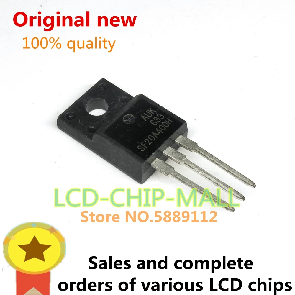 5Pcs SF20A400H TO220F SF20A400 In Voorraad 100% Goede