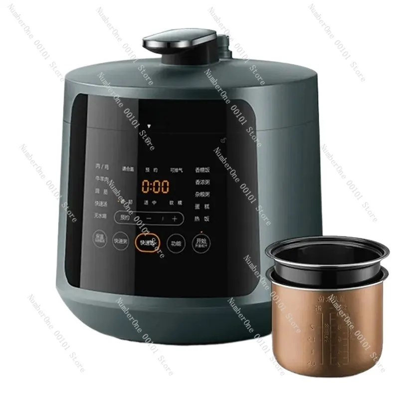 5L Multifunction Electric Pressure Cookers 120kpa Soup Porridge Rice Heating Meal Heater Intelligent Pressure Cooker