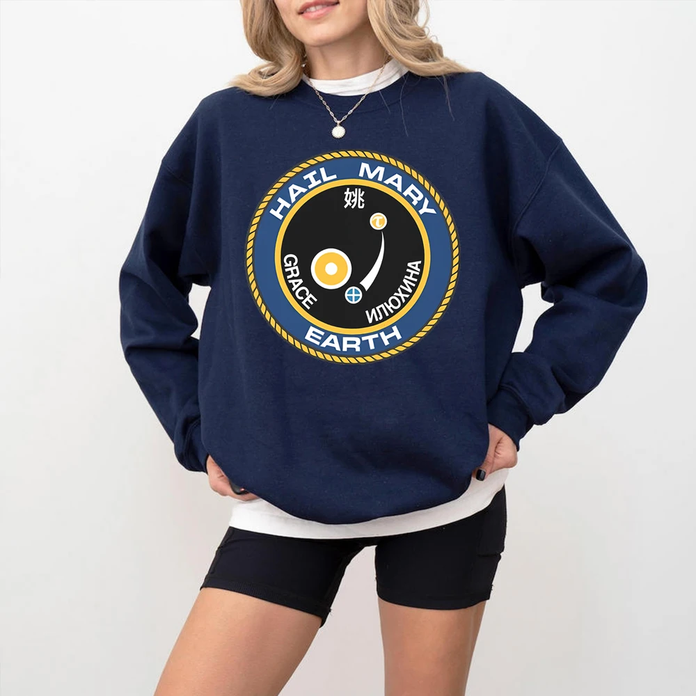 

Свитшот с нашивкой Hail Mary Mission, толстовка Dr Grace's Jazz Hands Rock Amaze, толстовка с капюшоном Andy Weir Sci-Fi Book Merch, унисекс-свитшот