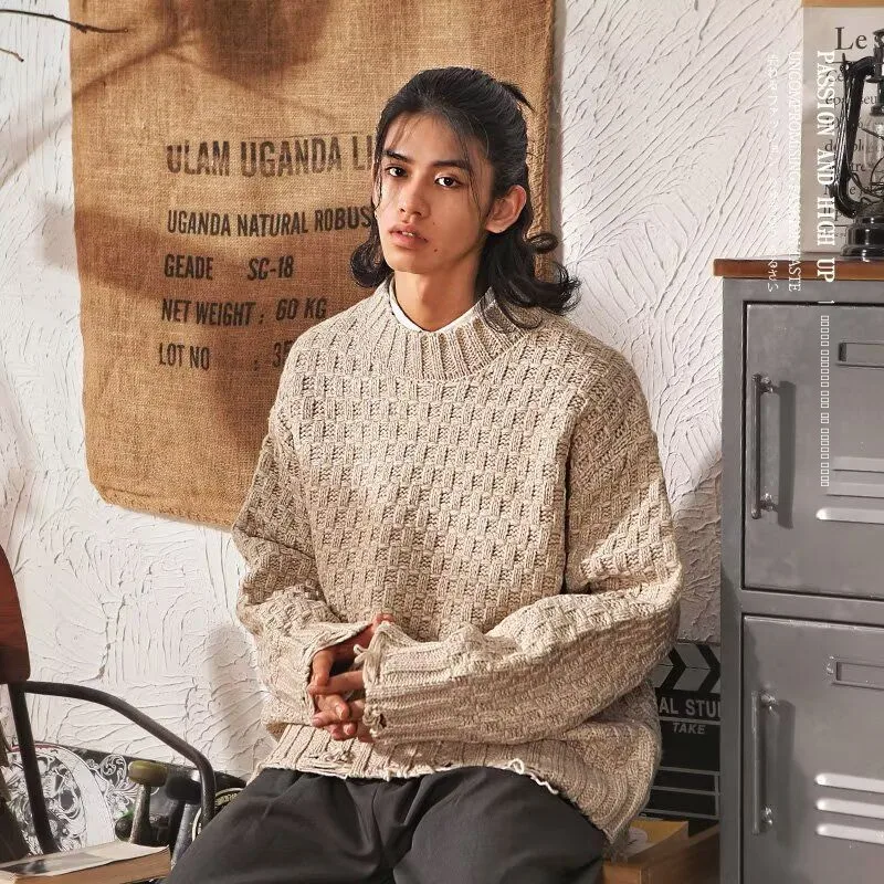 

Slim Fit round Ne Knitwear Men's Faion Brand Sli Autumn Winter Base irt 2024 New Sle Men's Elegance Body ape Top