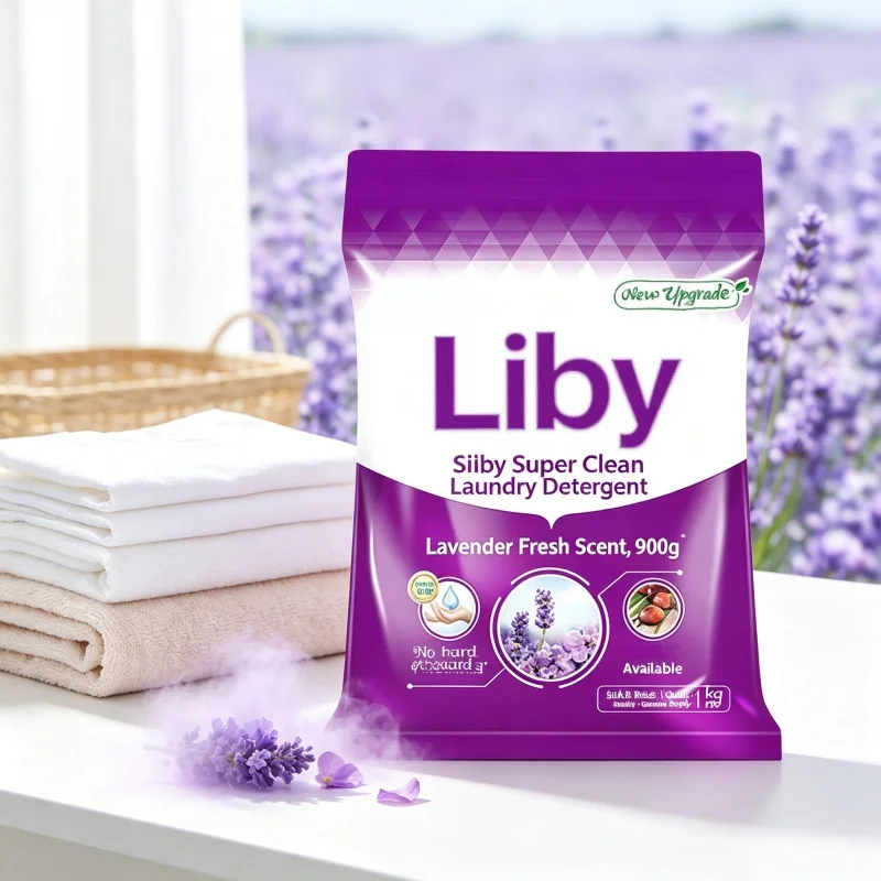 Liby – poudre à lessive Super propre, 900g, 1000g, détergent parfumé pour vêtements, supermarché commerciale, même produit, poudre à laver
