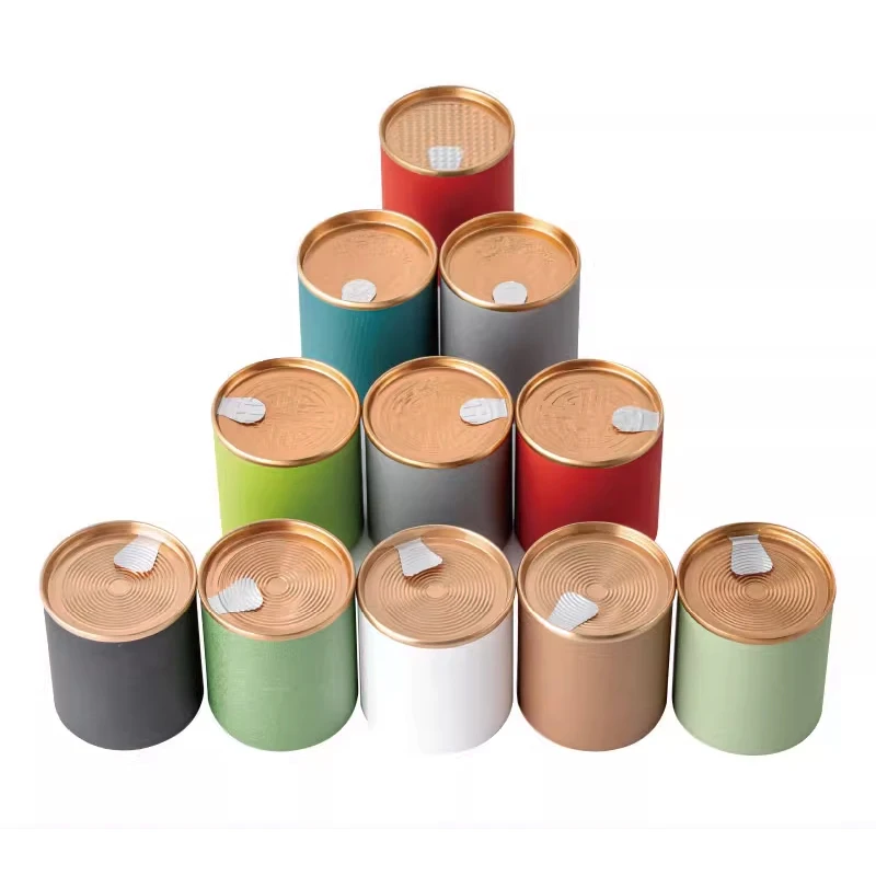 

50Pcs/Lot ECO Friendly Mini sealed paper can general purpose small can tea can one-time self-sealing