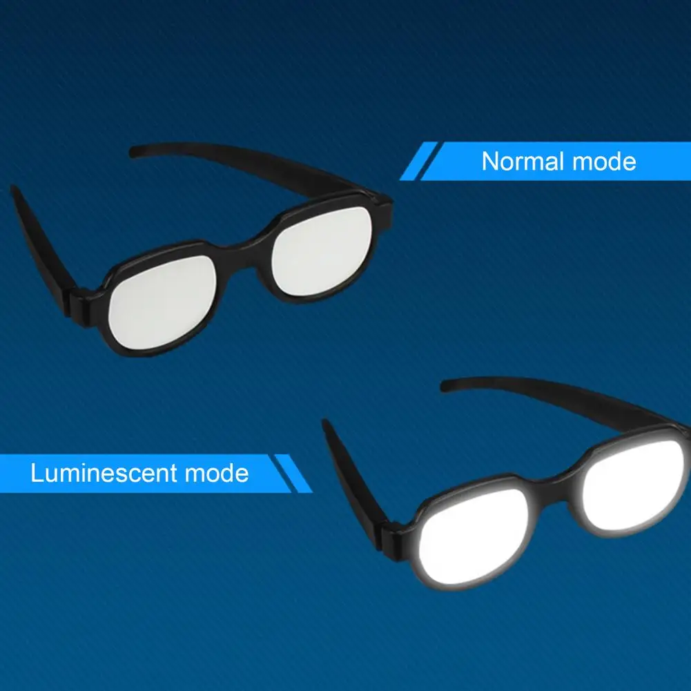 Lunettes LED Anime Spoof, lunettes anti-casse drôles, lunettes de cosplay Shoous, accessoire de fête, lunettes de club