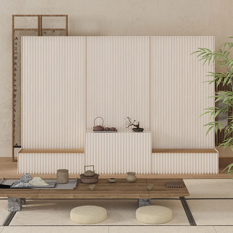 Multifunctionele zitcabine met getrapte scheidingswand