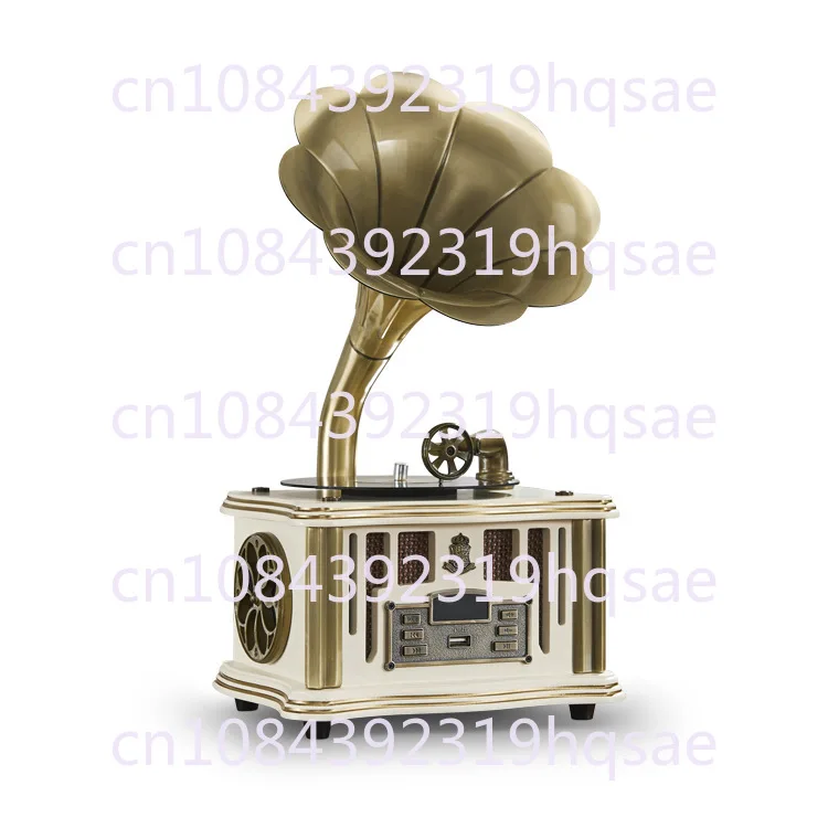 Mi1901 Mini Phonograph Bluetooth 5.1 Wooden Vintage Modeling Classic Rechargeable High Quality