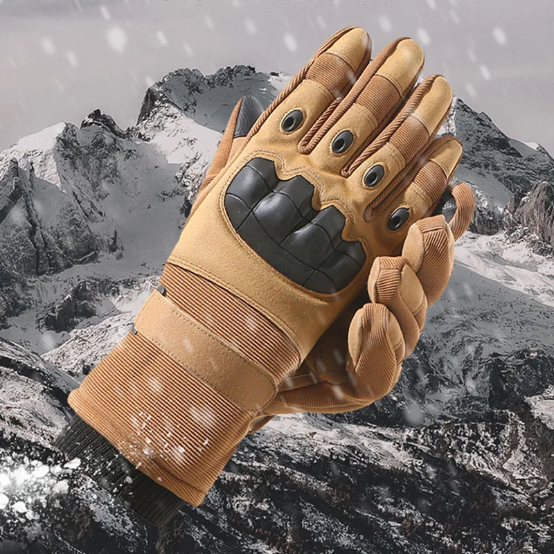 

Hunting Protective Gloves Full Finger Winter Warm Tactical Gloves Combat Touch Screen Thermal Gloves Outdoor Skiing Men