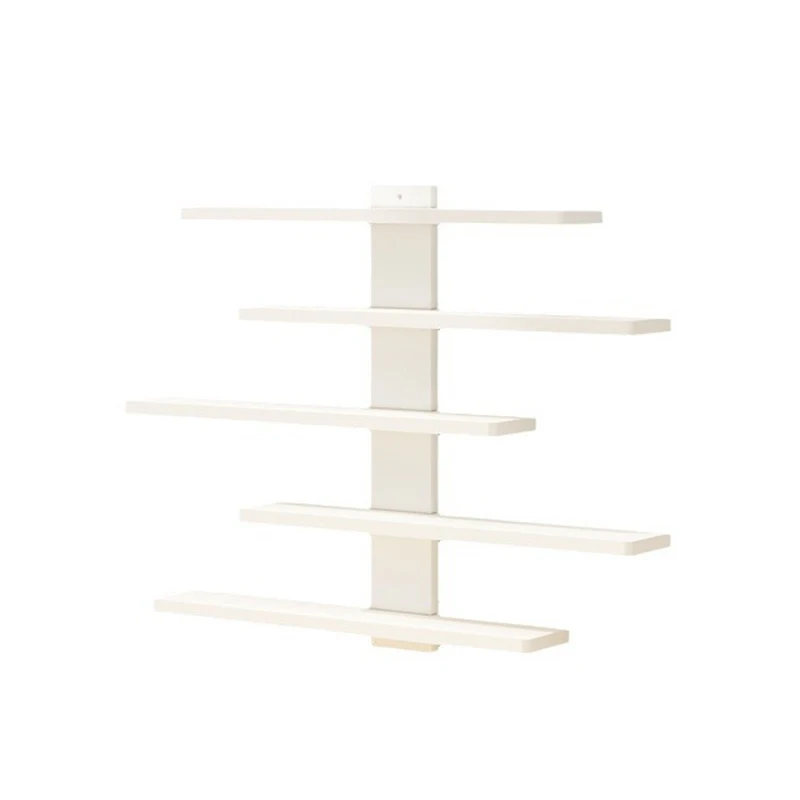 Small Building Blocks & Collectibles - Modern Home Decor Storag 5-Tier Adjustable Wall-Mounted Display Shelf For Action Figures,
