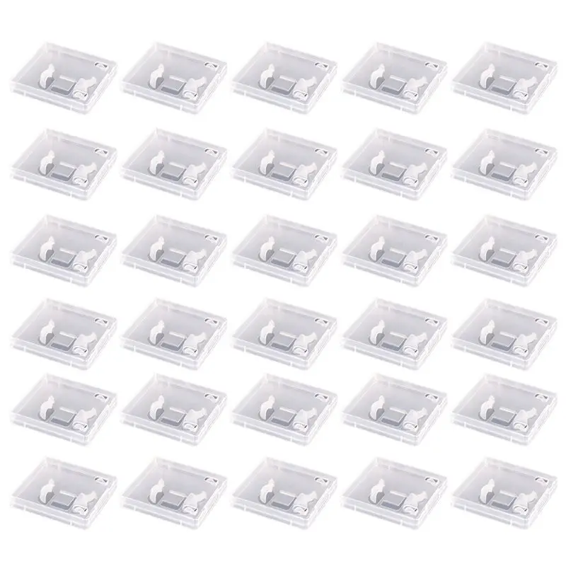 Y14A 60Pcs USB Flash Drive Boxes Protector Transparent Clear Storage Case Dustproof USB Stick Packaging For Memory Drives