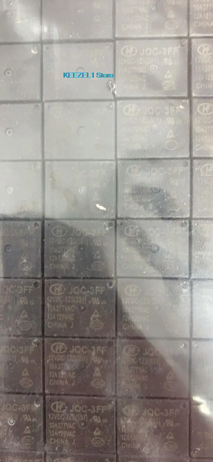 

Relay JQC-3FF 12VDC-1ZS 5-pin 50PCS -1lot