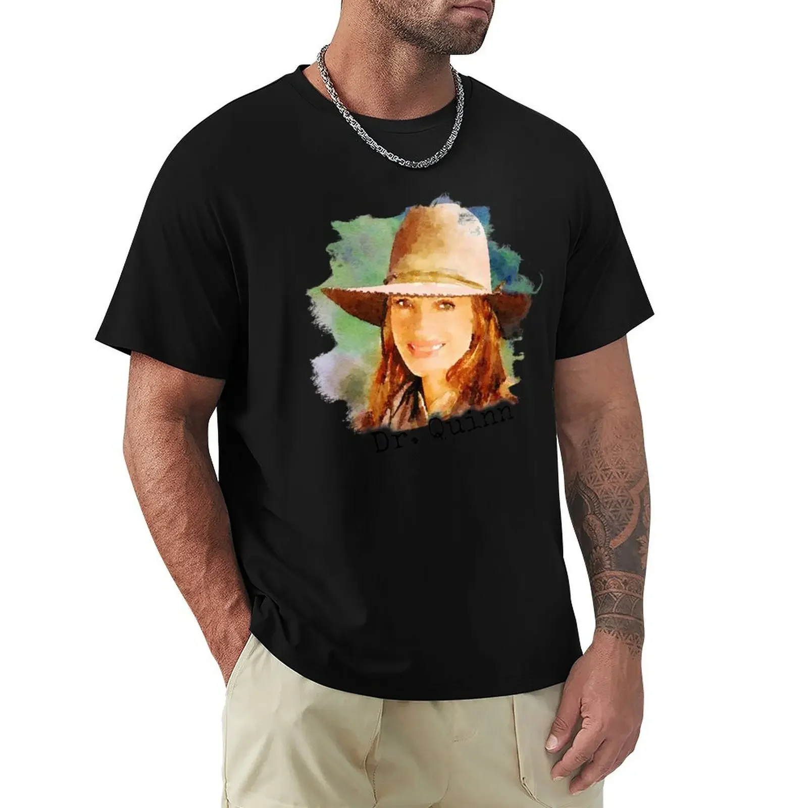 

Dr. Quinn Medicine Woman T-Shirt blacks summer clothes new edition mens designer clothes