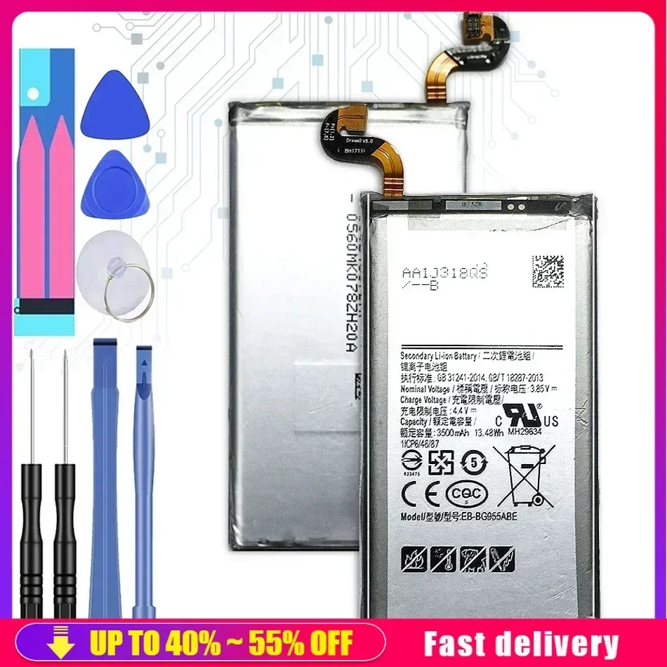

Аккумулятор для Samsung Galaxy S8 Plus EB-BG955ABA EB-BG955ABE G9550 S8Plus SM-G9 SM-G955 G955 3500 мАч Сменный аккумулятор