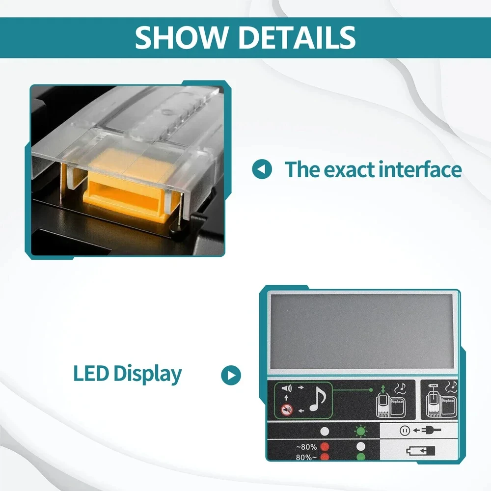 Die Neueste Version des Lithium-Ionen-Akkuladegeräts DC18RC für Makita 14,4V 18V BL1830 BL1430 DC18RA Elektrowerkzeug – Detail 4