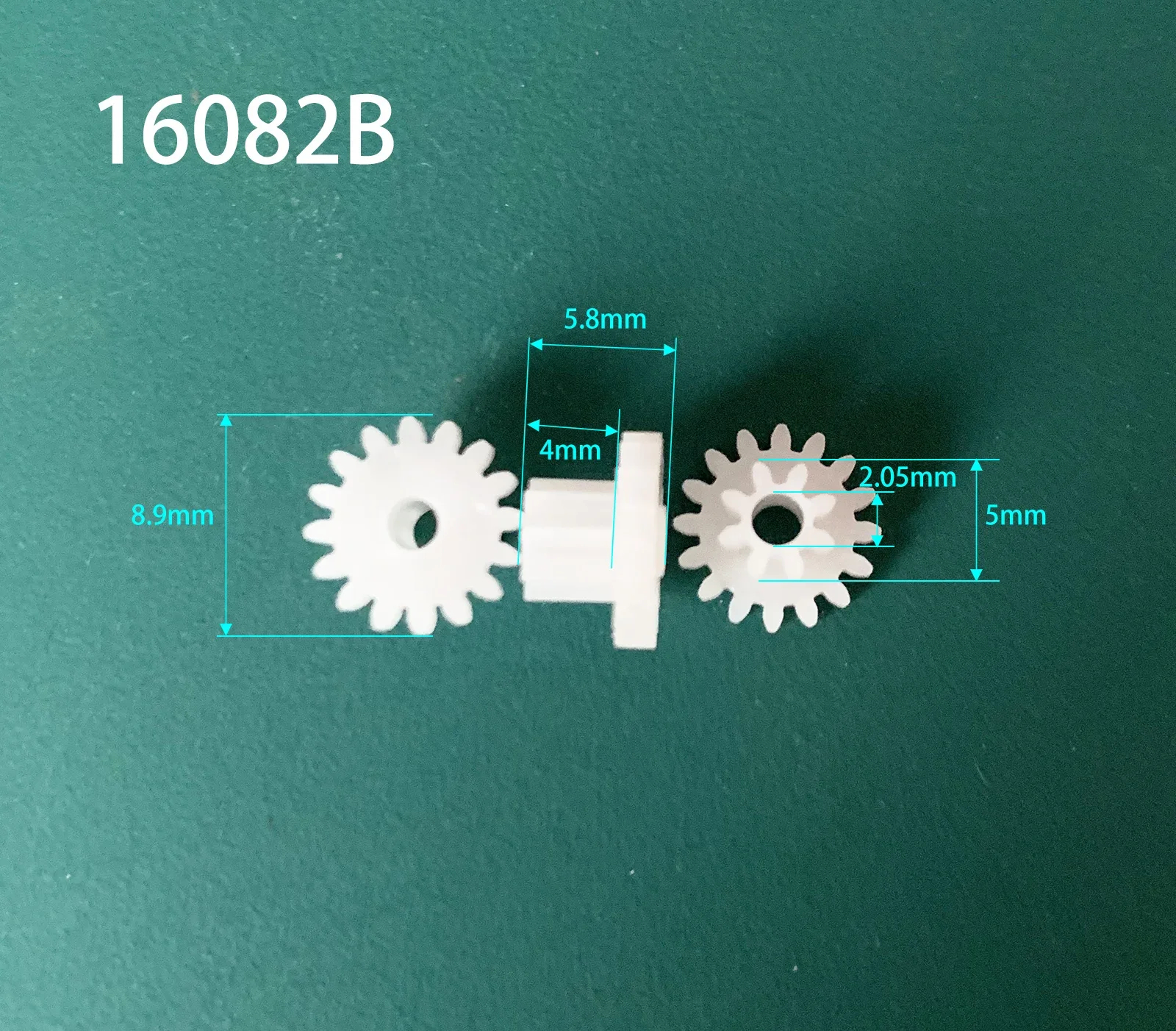 10Pcs/bag Modulus 0.5 Double Layer Plastic Gear 14/15/16/18/20/21 Teeth Disc Toy Accessories