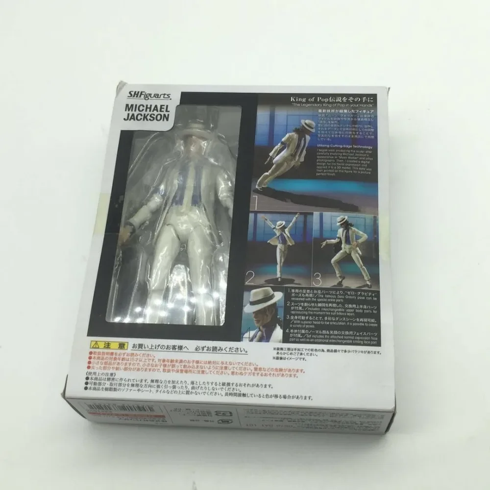 Michael Jackson Smooth Criminal Moonwalk Action Figure Model Toys Michael Jackson MJ Thriller Joint Movable Christmas Gift