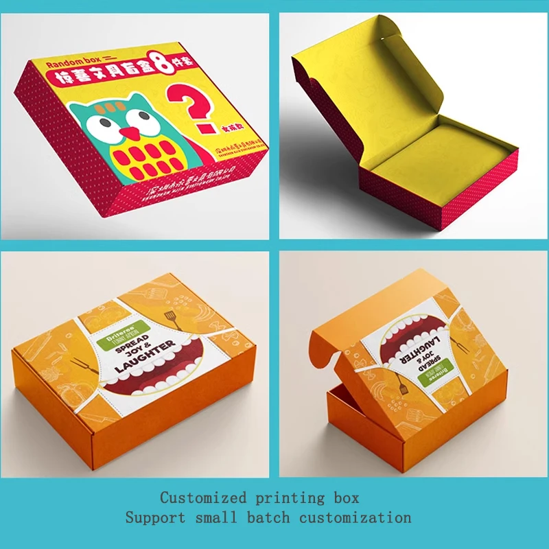 

Color Shipping Carton Gift Box, DIY Gift Packaging Box, Jewelry Clothing Present Packaging Box, Customized Print Logo Paper Box