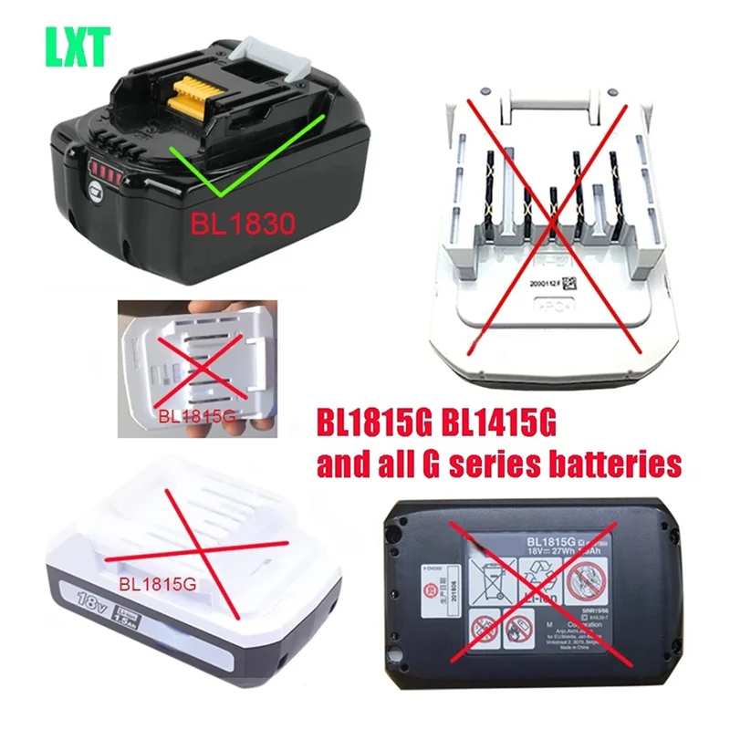 AB34-BL1830 อะแดปเตอร์แบตเตอรี่ Formakita 14.4V 18V อะแดปเตอร์แบตเตอรี่ Forlomvum อะแดปเตอร์ Forzhipu