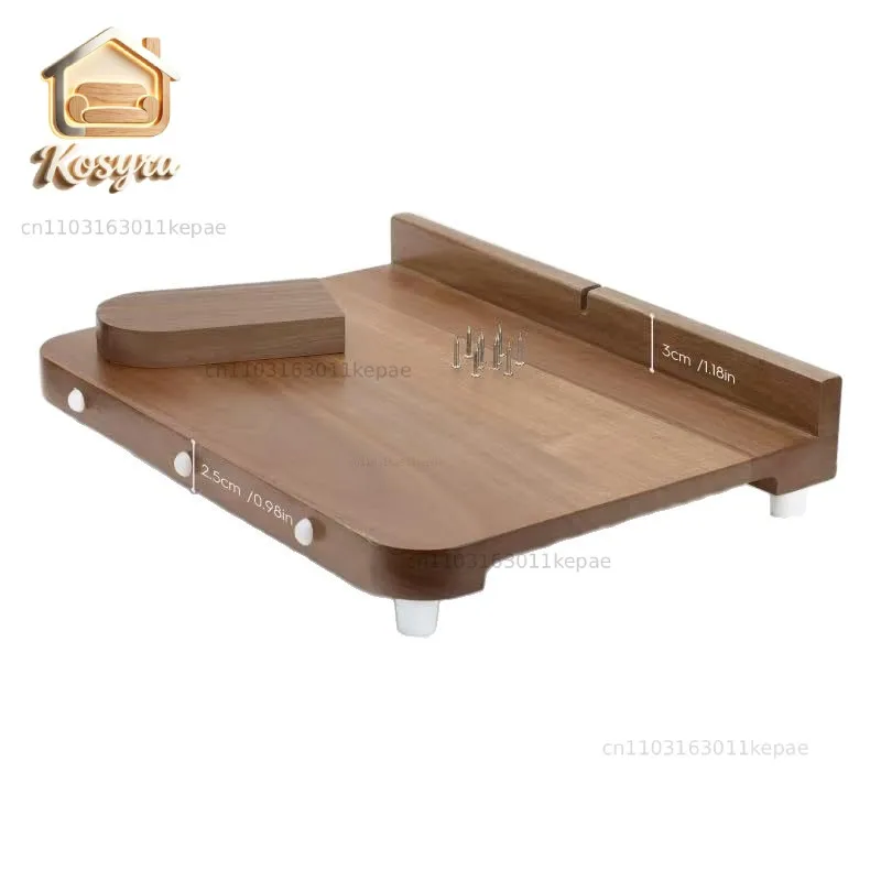 

Cross-border solid wood single-hand cutting board kitchen tool for people with disabilities wooden board for cutting vegetables