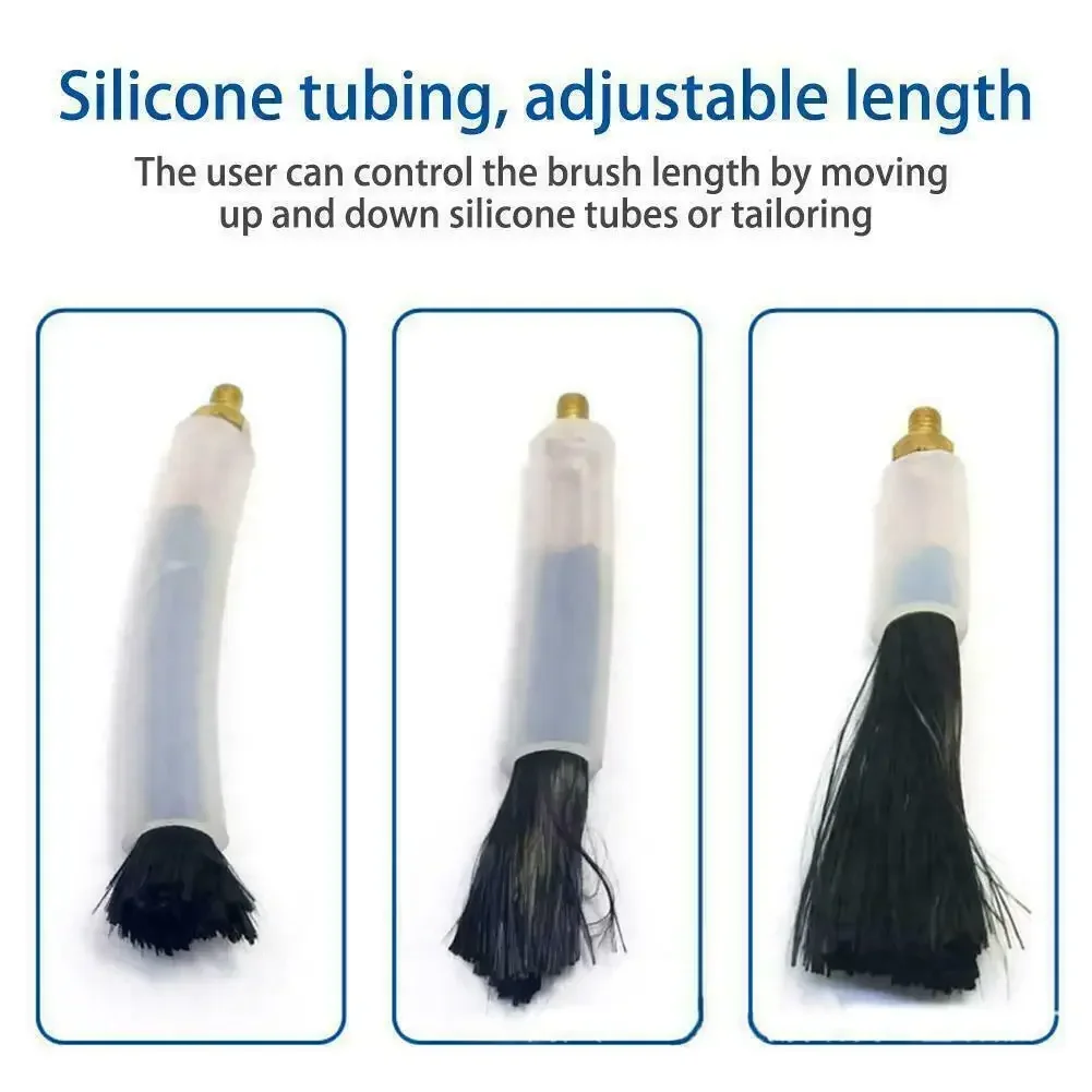 Pickling TIG WIG MIG Brush M6/8/10 Cover Cleaning Weld Weldseam Cleaner Carbon Fiber Brush/acid Scrubbing Brush To Clean Welds