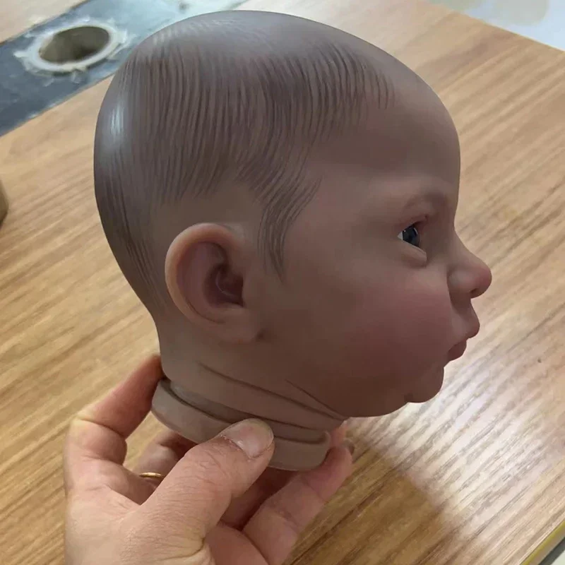 24인치 60cm 이미 페인트된 다시 태어난 인형 키트 카메론 어두운 피부 DIY 인형 부품