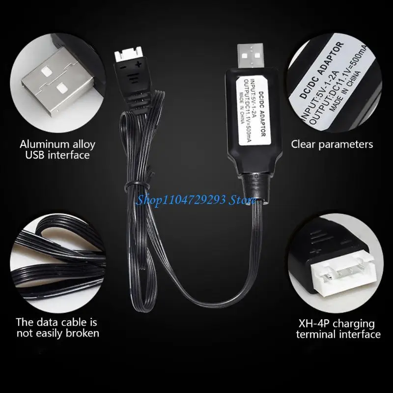 

Y2GD USB Chargers Line USB Charging Cable Intelligent Load Protections for Quadcopter