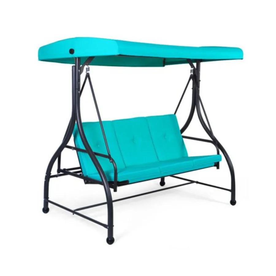 Chaises pivotantes à 3 places, lit hamac convertible