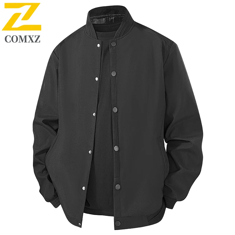 

Autumn Plus Size Jacket Men Windbreaker Fashion Sport Casual Windproof Waterproof Coat For Outdoor Streetwear Daily Wear Jackets
