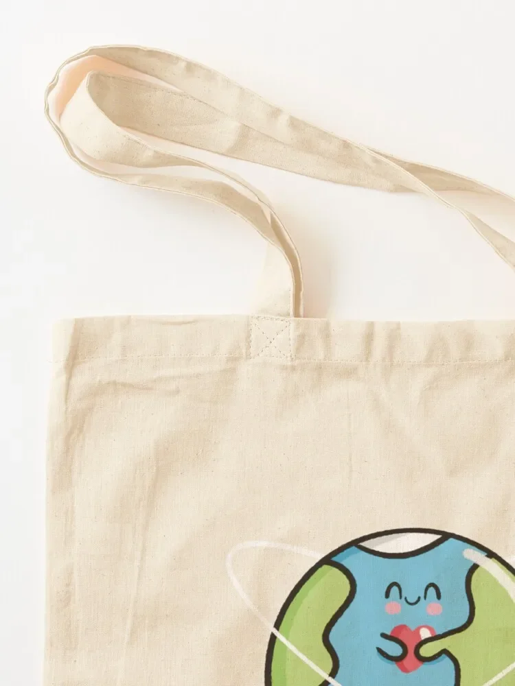 I love my planet Tote Bag large tote bag Customizable tote bag for beach bags for women