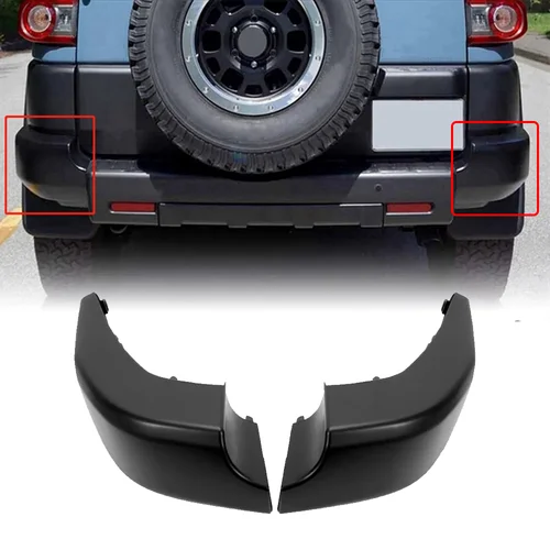 Imagen 2 del producto Para Toyota FJ Cruiser 2007-2014 piezas esquina trasera parachoques extremo tapa almohadilla embellecedora cubierta lateral envoltura anticolisión proteger carcasas Kits de carrocería