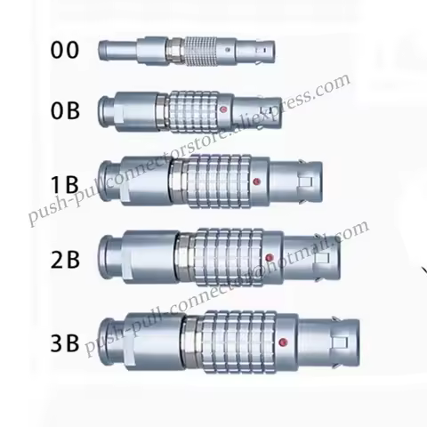 FGG 00B 0B 1B 2B Connector 2 3 4 5 6 7 8 9 10 12 14 16 18 19pin Aviation Plug And Audio Equipment Camera Power Socket for LEMOs