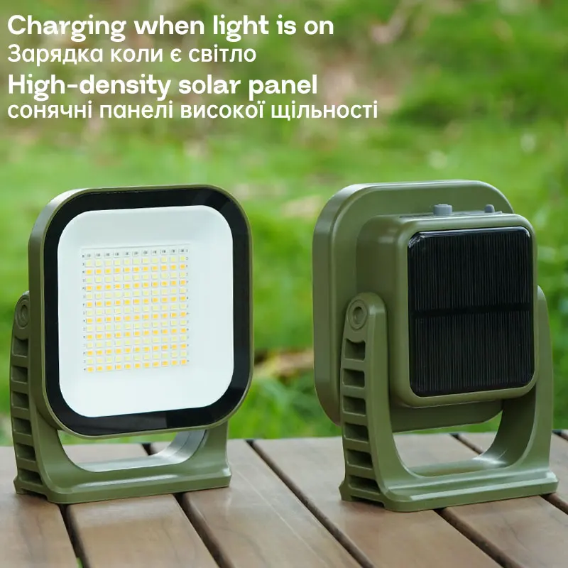 MOSLIGHTING Solar Outdoor Camping Light Wielofunkcyjna latarnia namiotowa z ładowaniem USB Uchwyt LED Światło Awaryjna latarka akumulatorowa