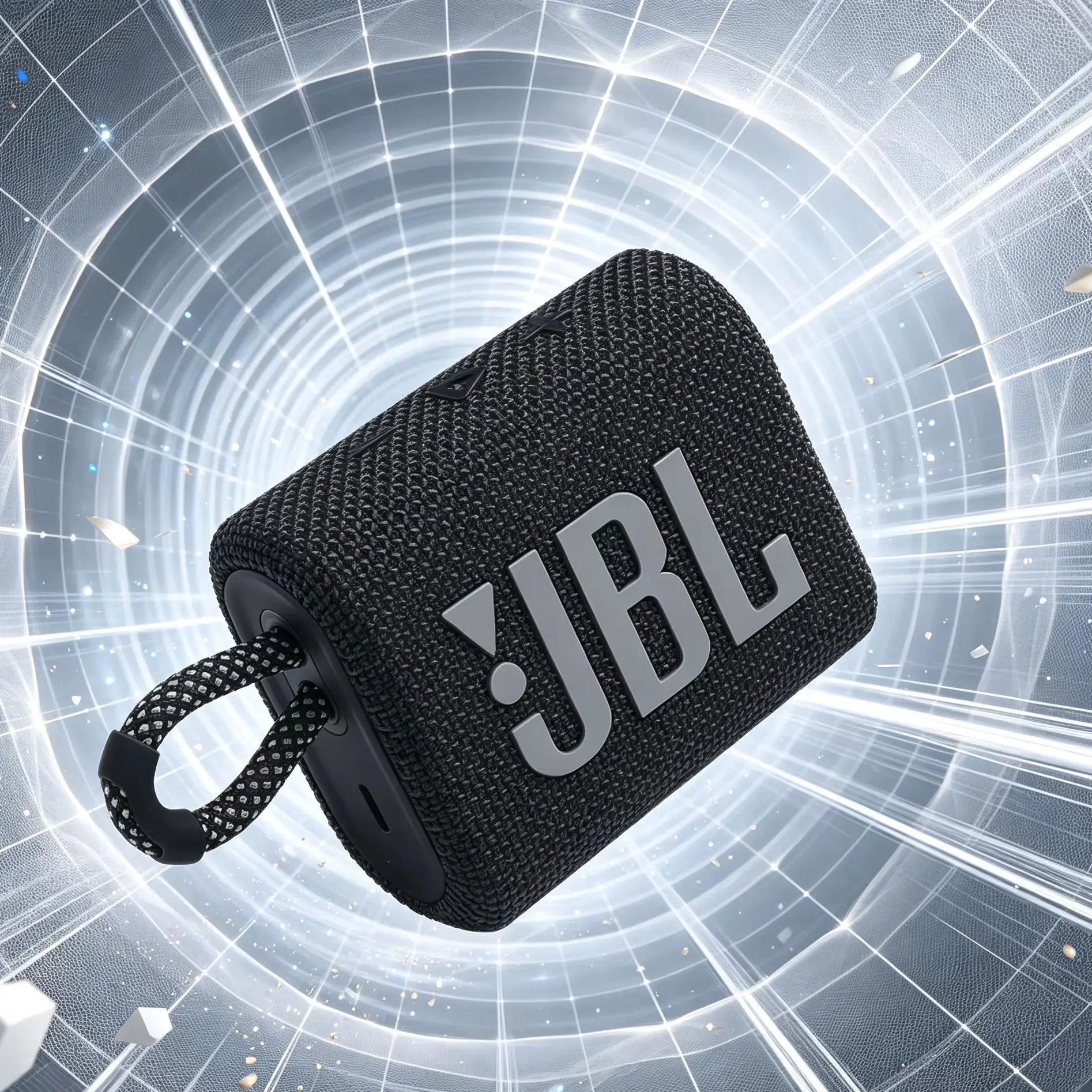 JBL GO3 Portable Bluetooth Speaker IP67 Waterproof Palm Size Lanyard Included HD Big Sound Durable Classic Model for Dorm Deskto
