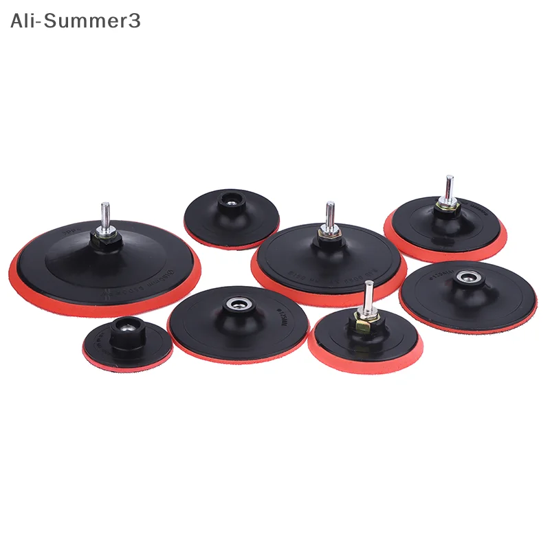 3/4/5 Inch Foam Plastic Backing Pad Sanding Disc Backer Thread Polishing Sanding Backer Plate For Angle Grinder Sander Tools