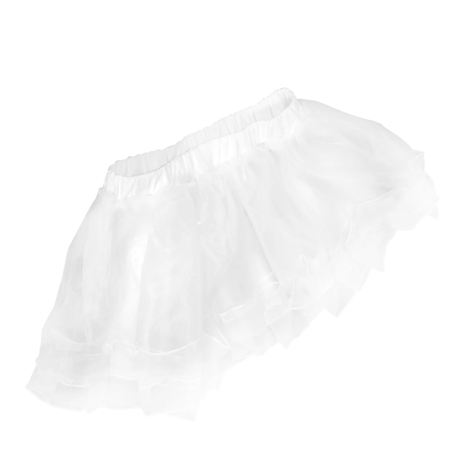 

Girls Petticoat Elastic Waist Skirt Liner For Wedding Lolita Party Wear Underskirt Petticoat Kids Girls Pannier