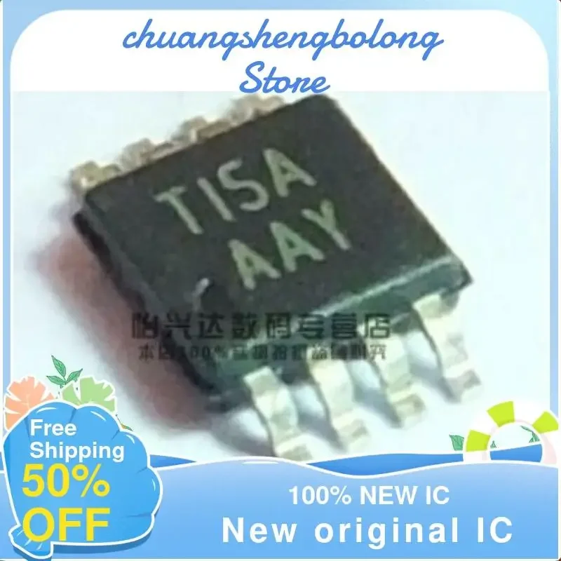 5PCS TPS3707-33DGNR Code AAY MSOP-8 Processor Monitoring Circuit  New original IC