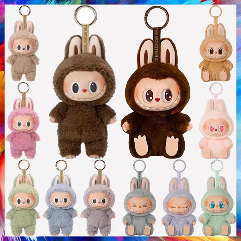 

Labubu Cartoon Monsters Toy Full Set Collectible 1:1 Replica Vinyl Pvc Doll Keychain Backpack Pendant Decoration Christmas Gifts