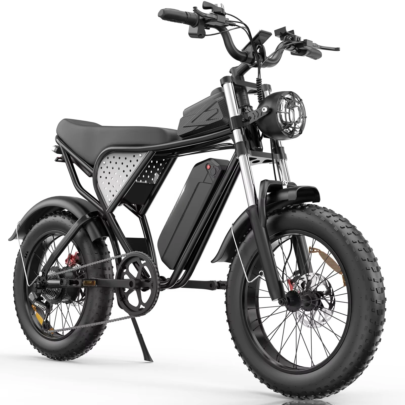 Q20 E Bike 48V 20Ah 20 Inch E-Bike Fat Tire Electric Mountain Dirt Bike Electric Bicycle for Adults