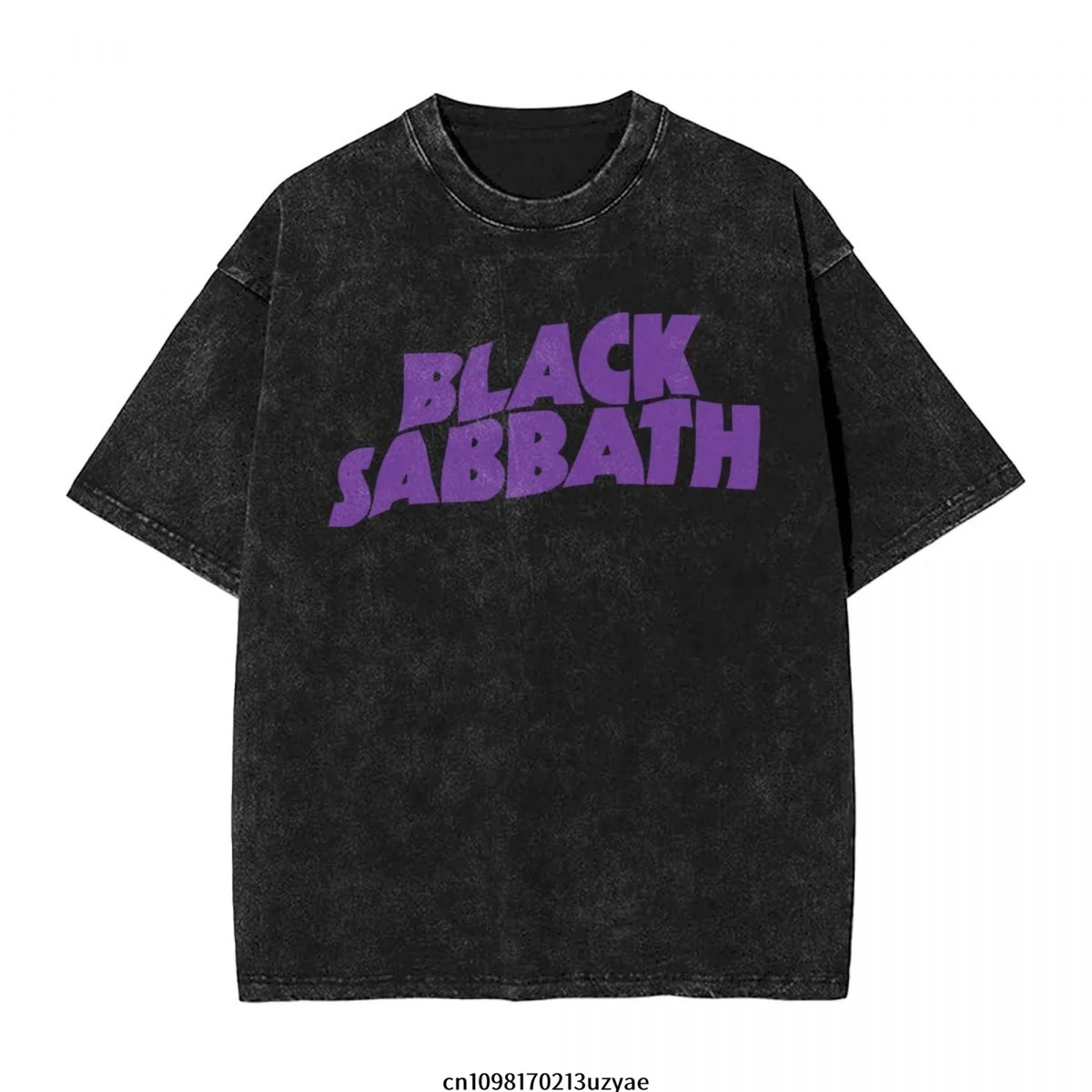 

Мужская винтажная хлопковая футболка с коротким рукавом Black Sabbath, летняя футболка в стиле хип-хоп