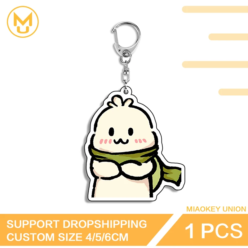 Chibi Animals Fashion Attractive Innovative Daily Wear Double Sided Acrylic Keyring Luxury Hot Selling Anime Peripherals
