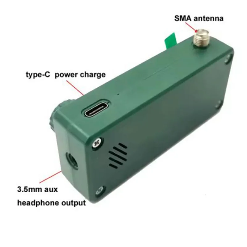 FFYY-SI4732 راديو جيب صغير 9.9Khz-181Mhz LSB USB AM FM 1.9 بوصة عرض SI4732 راديو الموجات القصيرة راديو استقبال