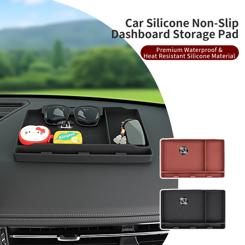 

Car Silicone Dashboard Storage Box Heat Resistant Case Auto Interior Accessories For Zeekr 001 FR 007GT EX1E MIX X 007 009 7X