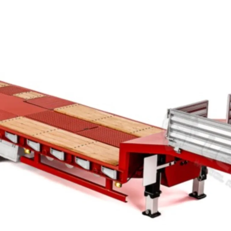 

4 Axles RC Hydraulic Trailer LESU 1:14 Metal Remote Control Trailers with Electronic Lifting Legs for Tractor Trucks Models