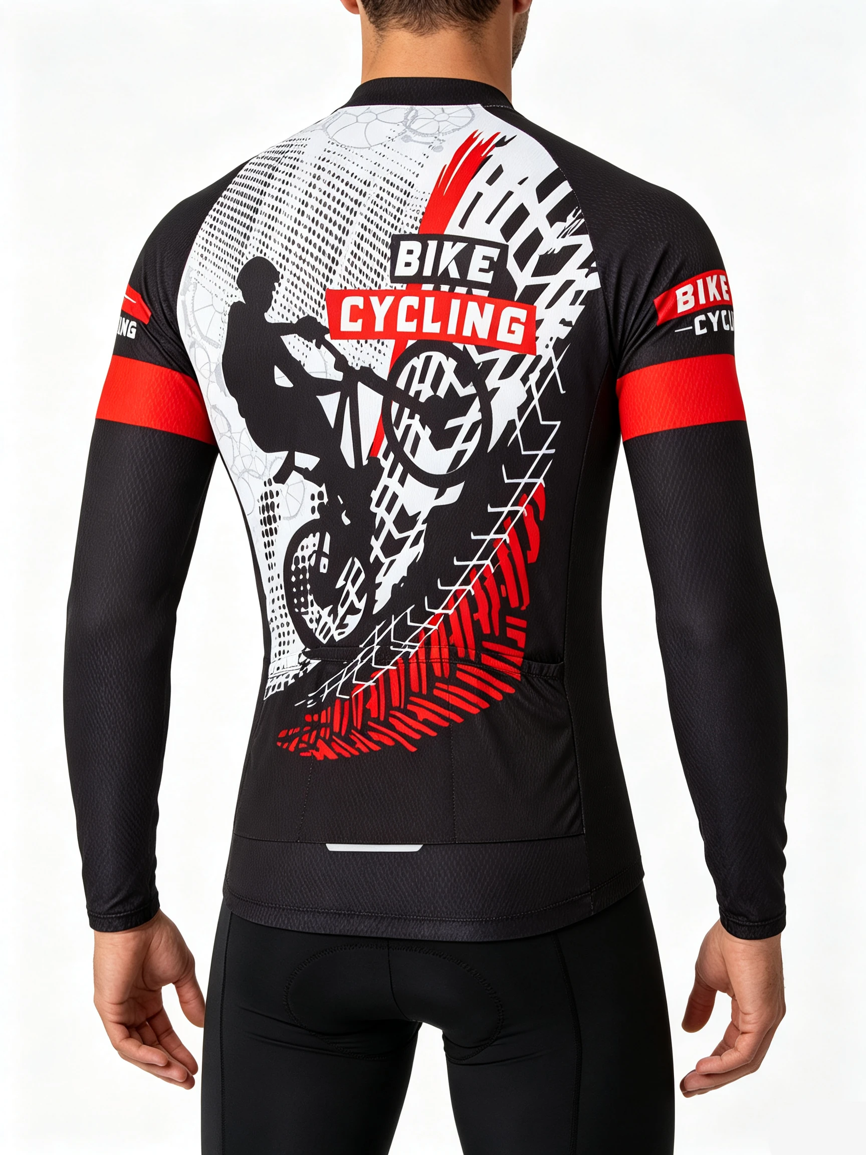 Spring Summer Long Sleeve Cycling Jersey Set Bib Pants Ropa Ciclismo Clothing Pro Team Bike Uniform Men Bicycle Clothes Mailllot
