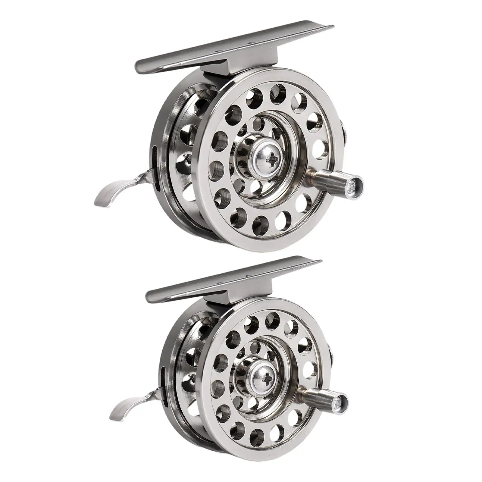 Fly Fishing Reel Labor Saving Accessories Multipurpose Aluminum Alloy Lightweight for Freshwater and Saltwater Fishermen Outdoor