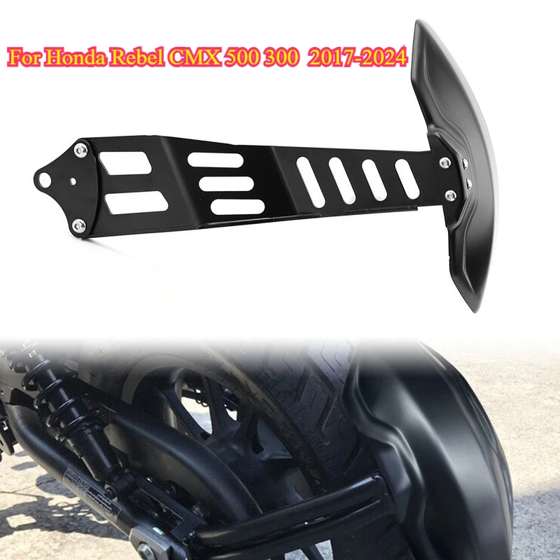

Matte Black Rear Motorcycle Fender Mudguards Cover For Honda Rebel CMX 500 300 CMX500 CMX300 2017-2024