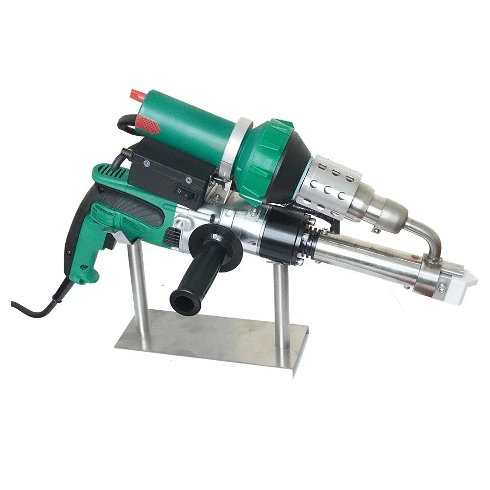 Heating extrusion plastic welding, digital temperature control geomembrane welding machine